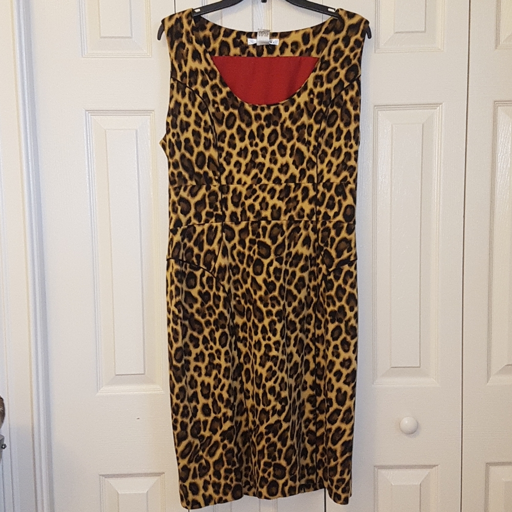 WD NY leopard print dress